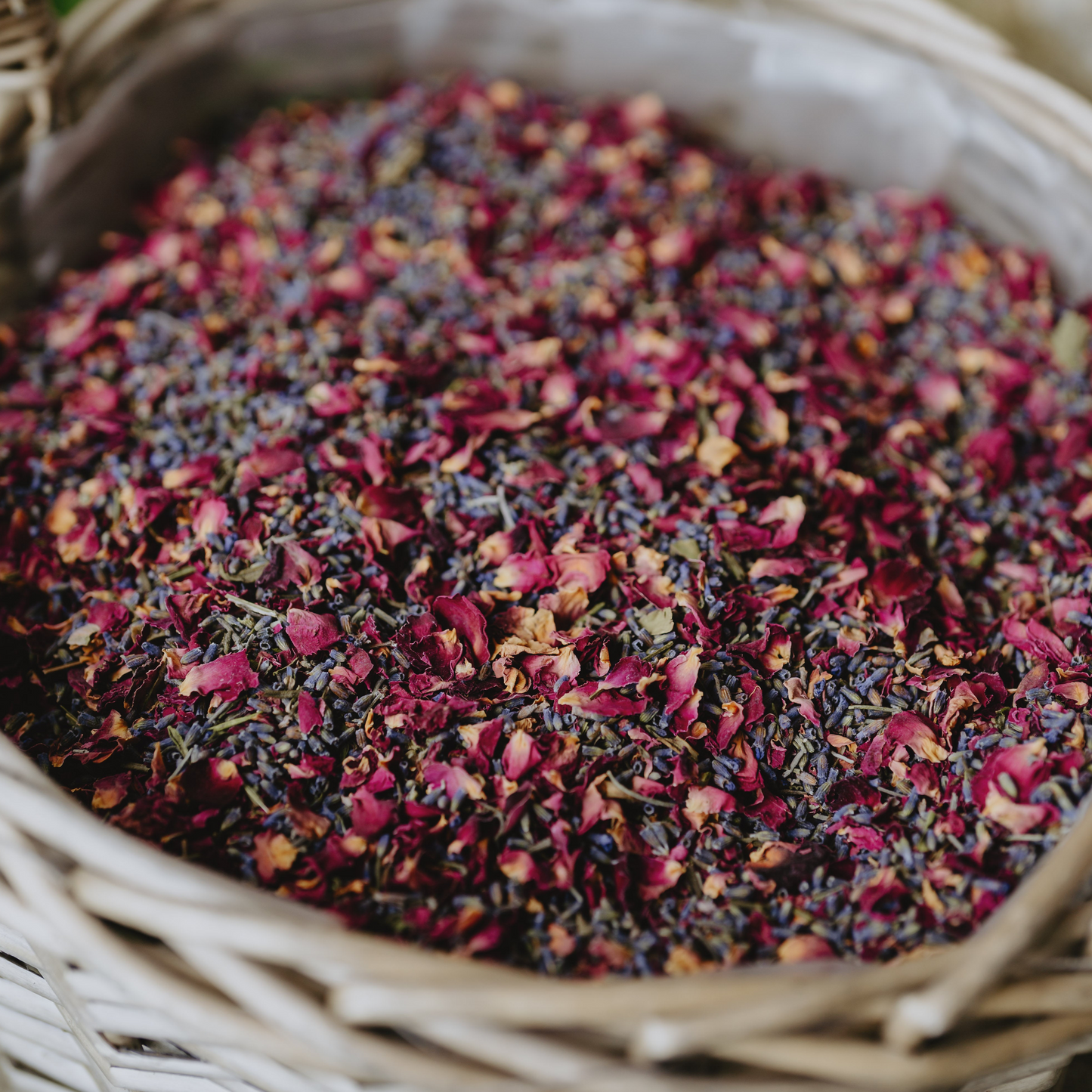 The Stow Confetti - Burgundy Rose Petals and Lavender