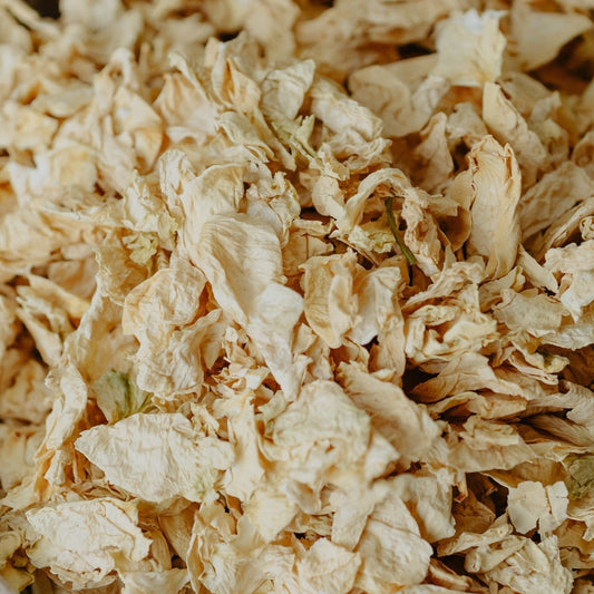 Premium Dried White Rose Petals Confetti