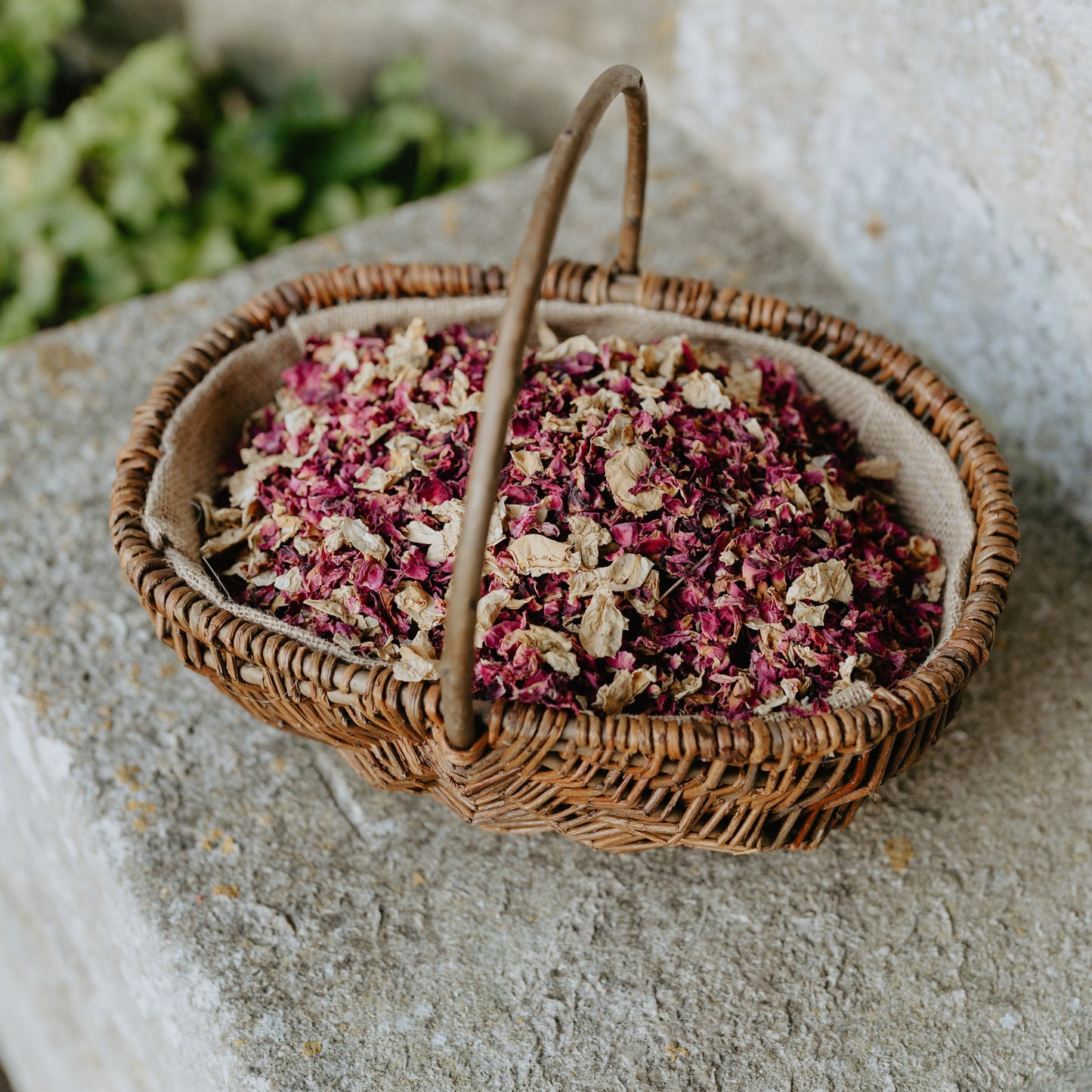 50 Guest Unpeeled Willow Garden Trug & Confetti Bundle