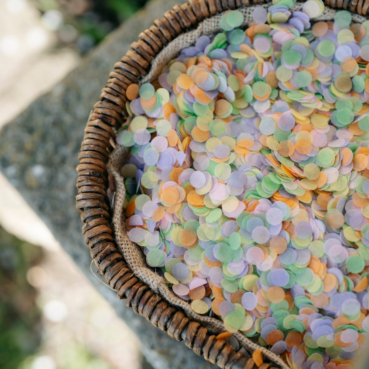 Small Multi Colour Biodegradable Paper Confetti